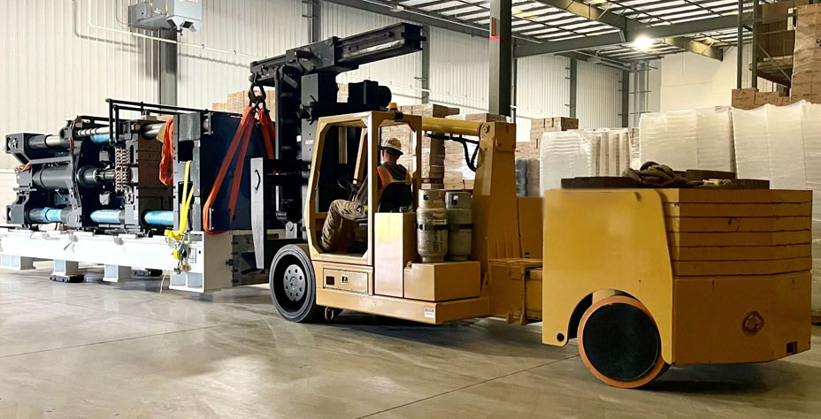 CNC machine relocation