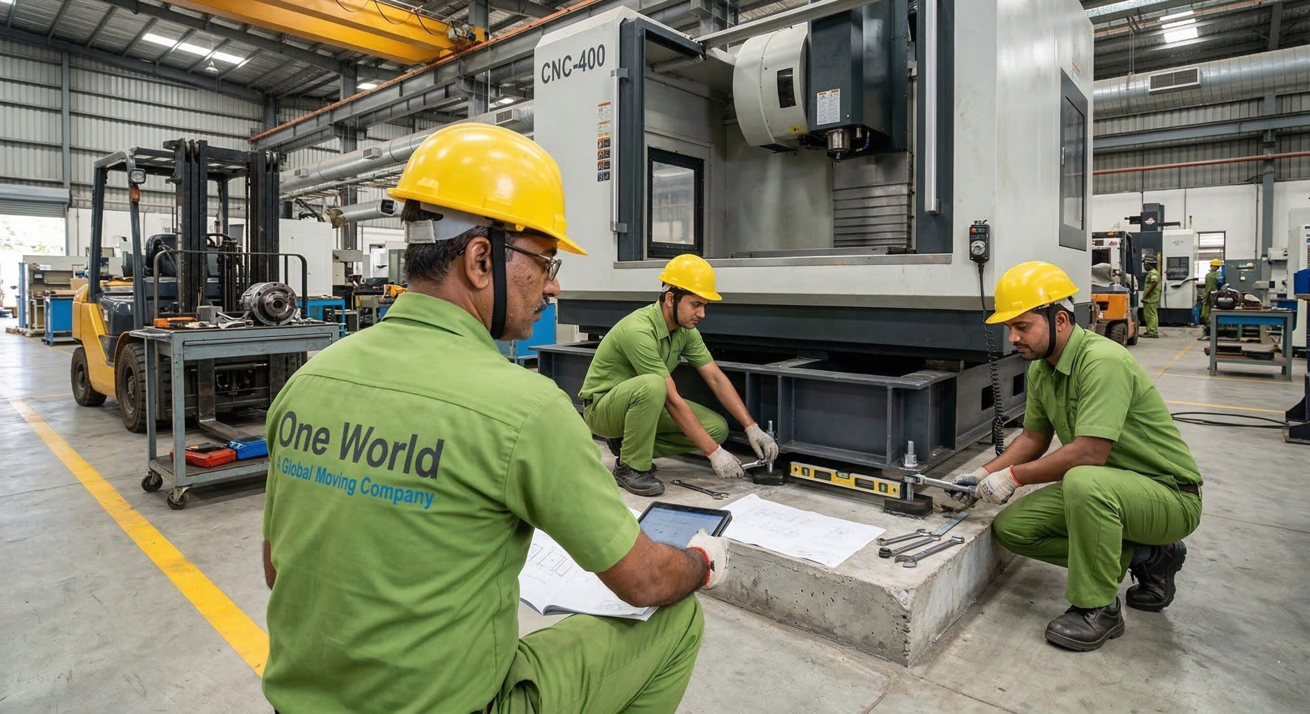 Industrial Machinery Relocation in India: What Enterprises Must Know machine installation 1 scaled