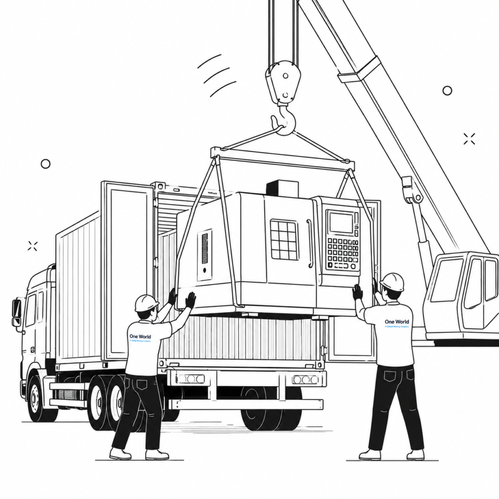 heavy machine shifting services