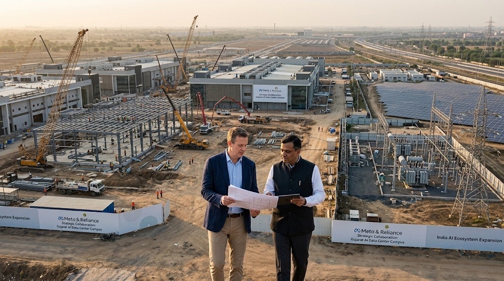 Meta Reliance AI data center India Jamnagar partnership 2026