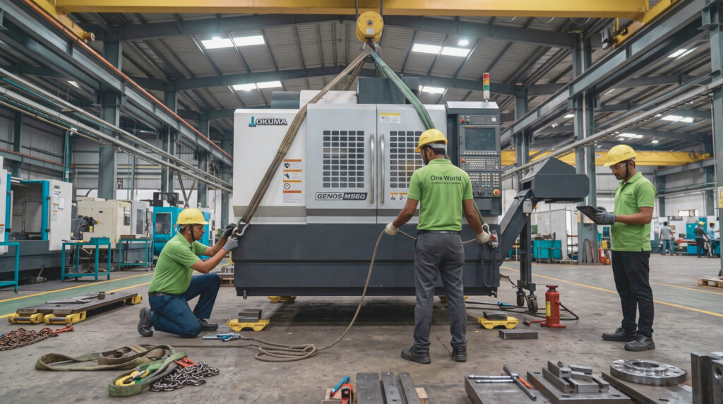 One World Logix factory relocation machine shifting specialists India