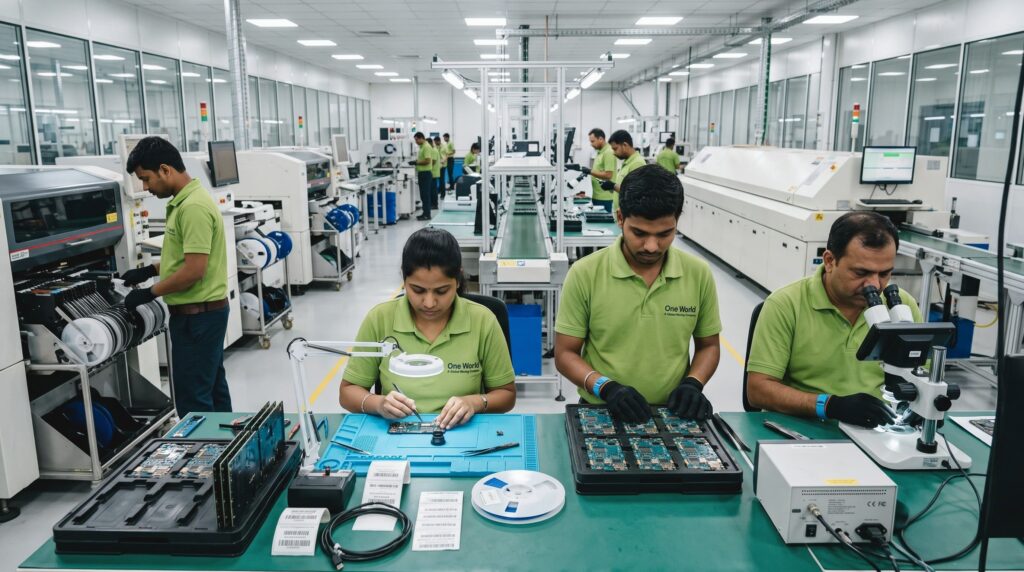 electronics manufacturing India China Plus One sector shift