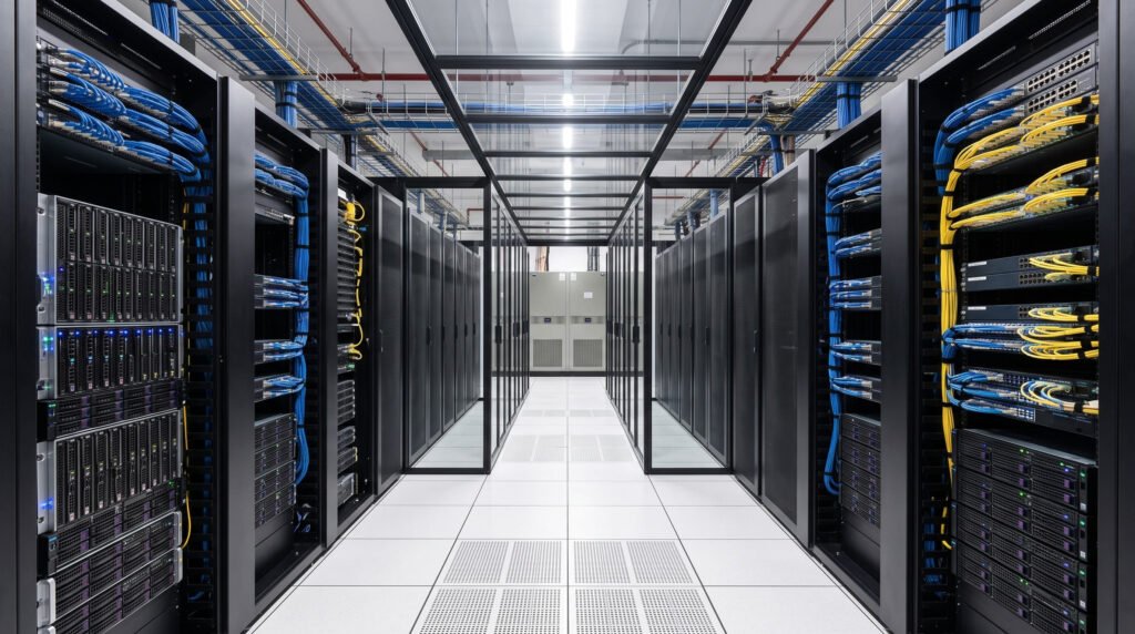 Hiranandani NTT Adani data centre Greater Noida UP enterprise facility interior
