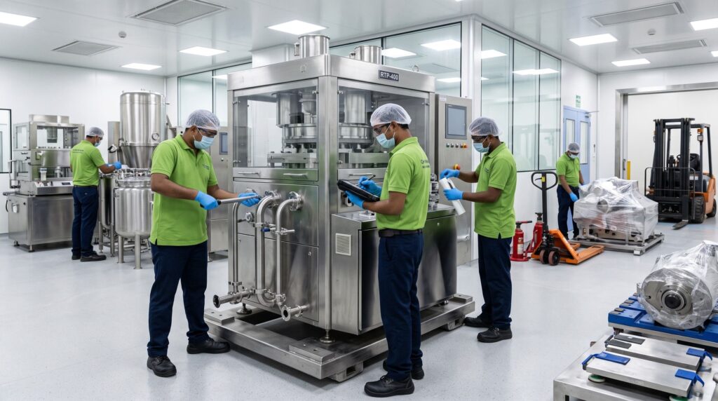 Pharma Plant Relocation 2026: Critical US Tariff Guide One World Logix pharma plant relocation India USA machinery shifting specialists