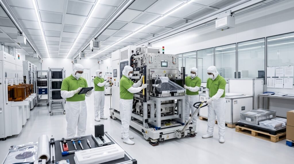 Semiconductor Fab Relocation 2026: Critical Complete Global Guide One World Logix semiconductor fab relocation precision equipment shifting India
