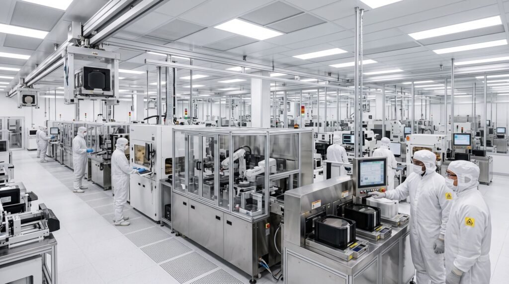 Semiconductor Fab Relocation 2026: Critical Complete Global Guide semiconductor advanced packaging facility Amkor Arizona cleanroom chip production