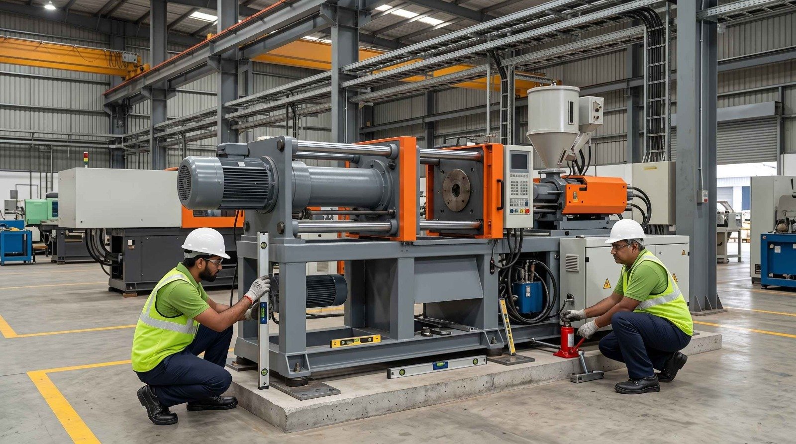 injection moulding machine shifting