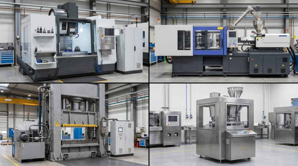 machine shifting services India types CNC injection moulding press