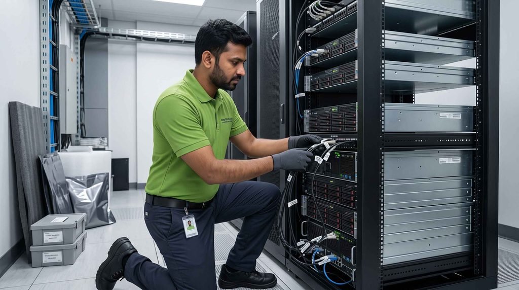 IT server relocation office move engineers zero downtime
