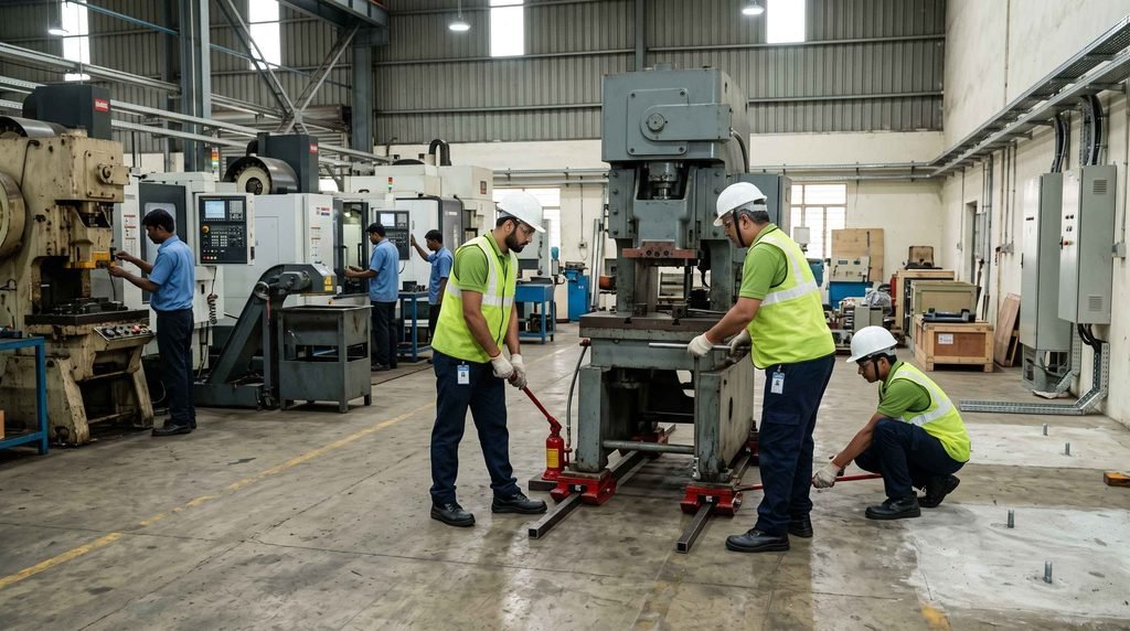 One World Logix brownfield plant expansion India machine relocation