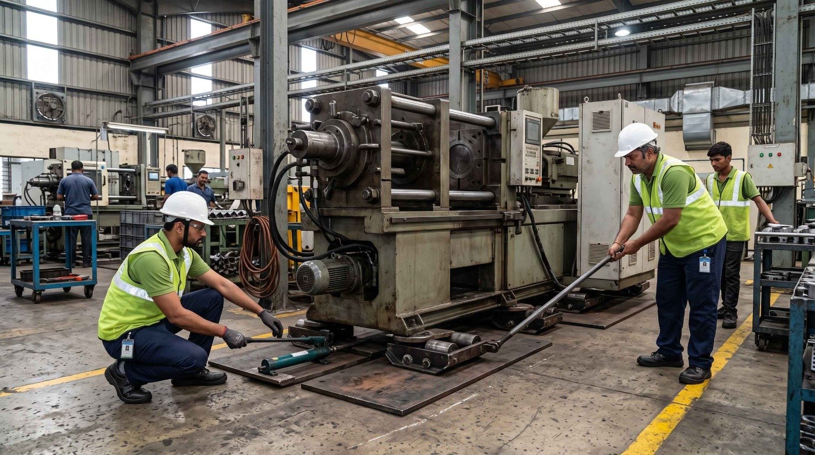 die casting machine shifting