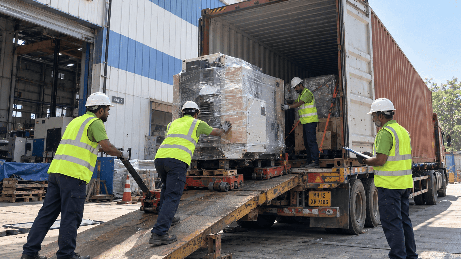 One World Logix factory shifting company India team