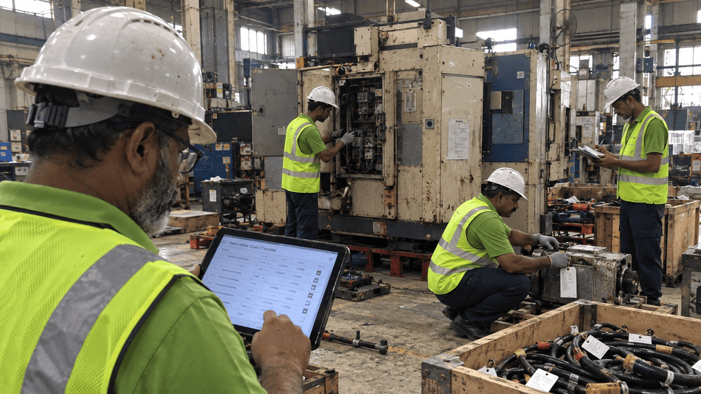factory shifting cost breakdown dismantling India