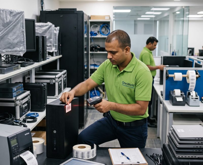 it asset tagging relocation india